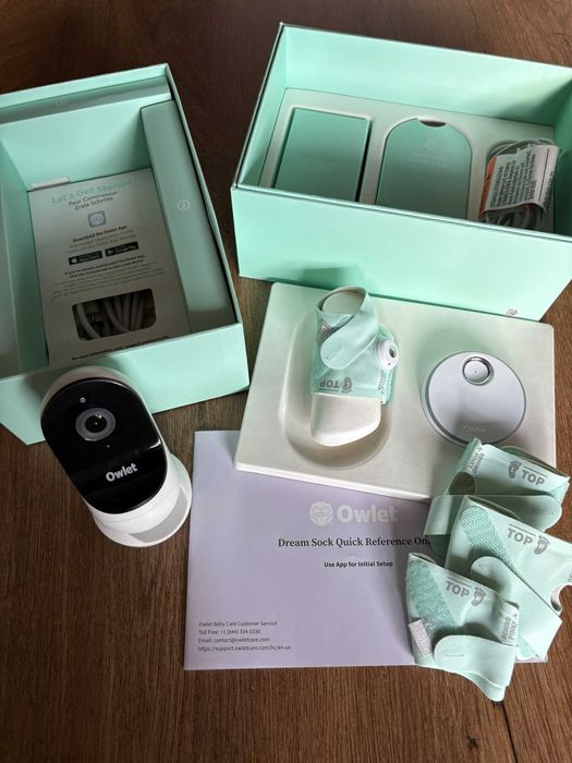 Owlet Duo – Monitor snu Dream Sock + Cam 2 | Nowy, kompletny zestaw