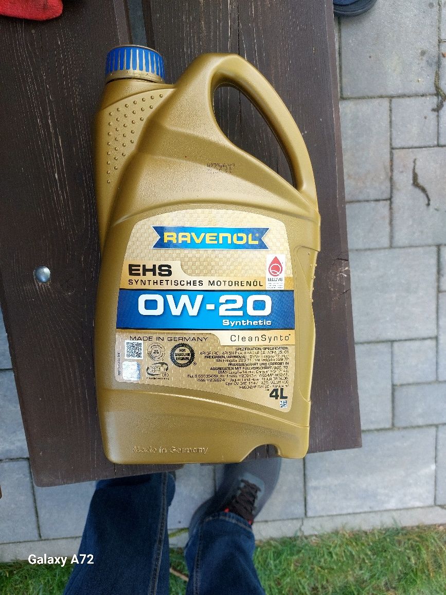 Olej Ravenol OW-20 do silnika benzynowego