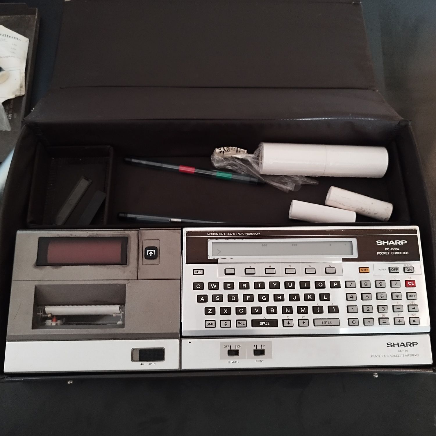Pocket Computer Sharp PC 1500A