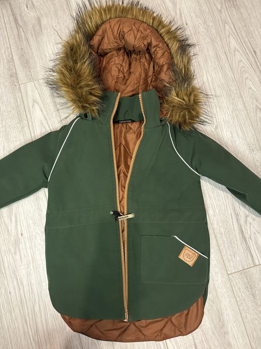 Kurtka zimowa strójmisie 98/104 zielona