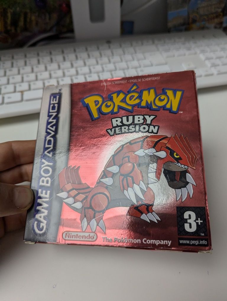 Pokemon Ruby Nintendo GameBoy Advance GBA oryginał pudełko