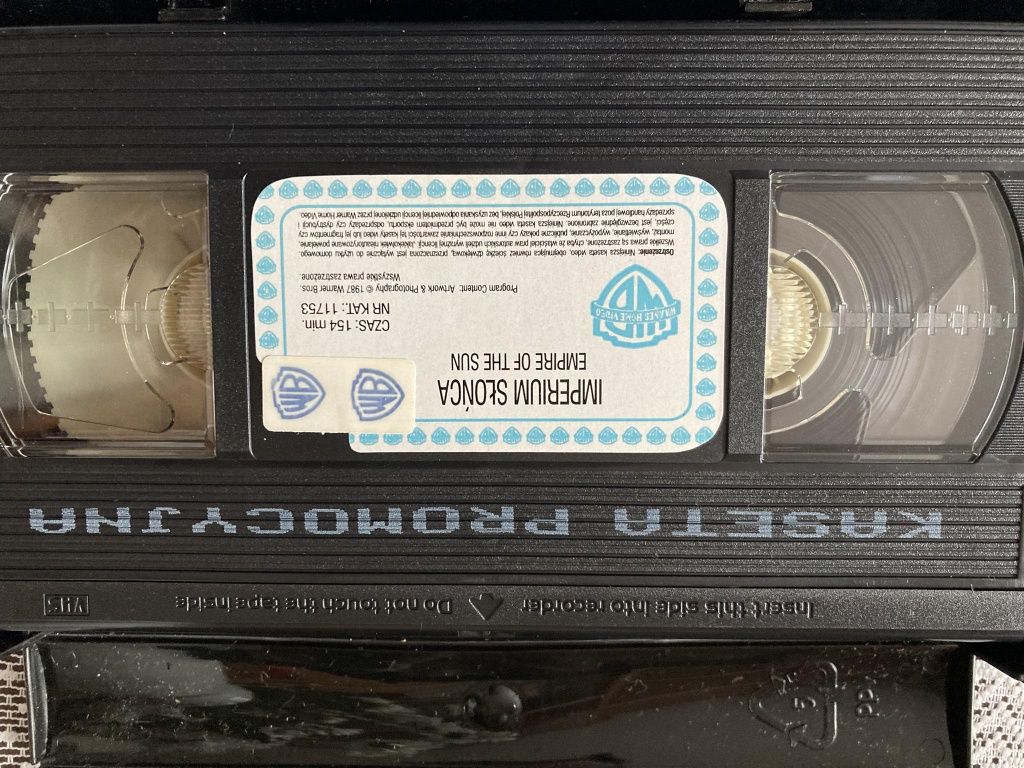 Imperium Słońca kaseta VHS Steven Spielberg Warner Bros John Malkovich