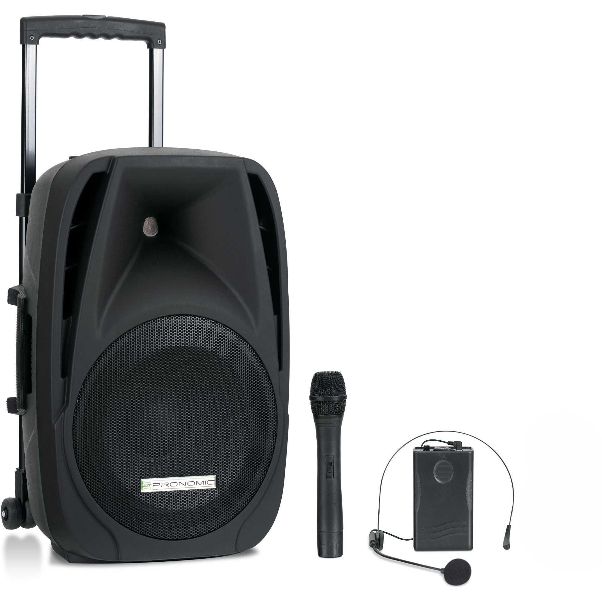 Głośnik aktywny Pronomic PH12AW  MP3/Bluetooth + mikrofony
