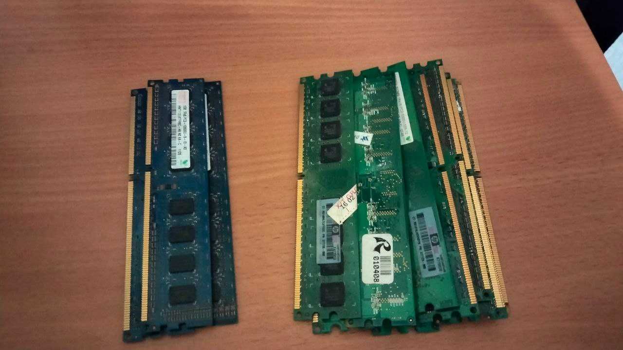 ОЗУ DDR2/3 1-2GB