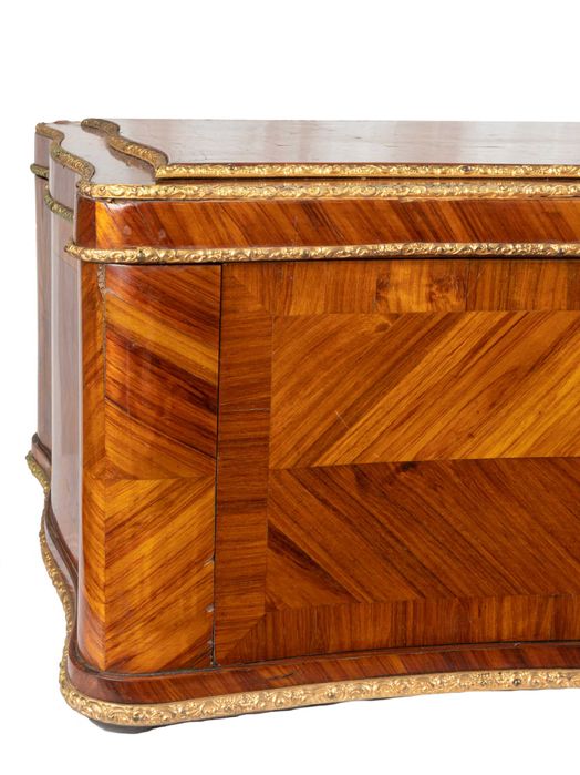 Caixa pau santo toucador francês Sevres Luís XVI | século XIX
