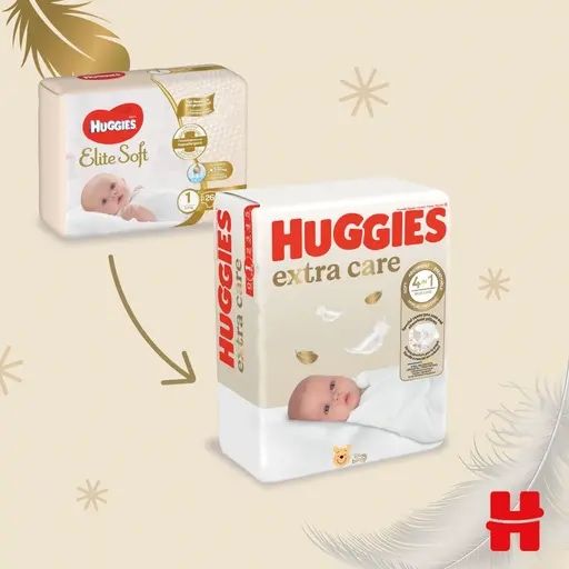 Підгузки Huggies Extra Care 2 (3-6 кг), 24 шт.