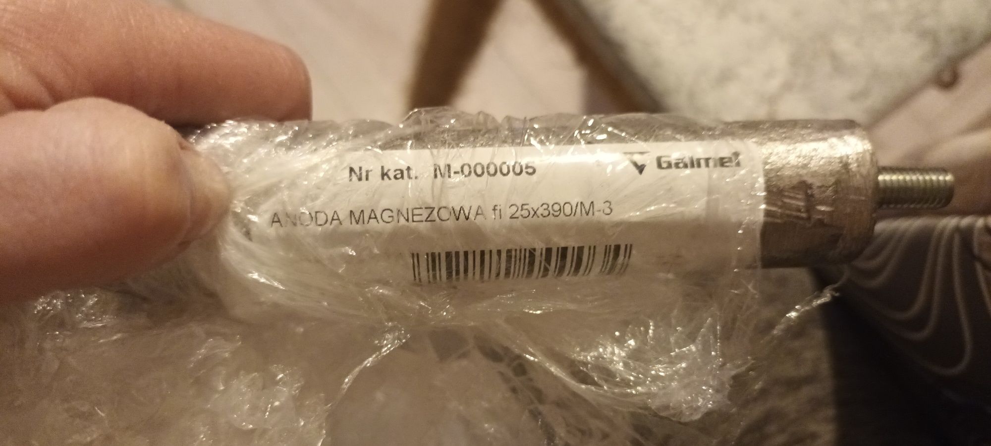 Anoda magnezowa fi 25 x 390/m-3