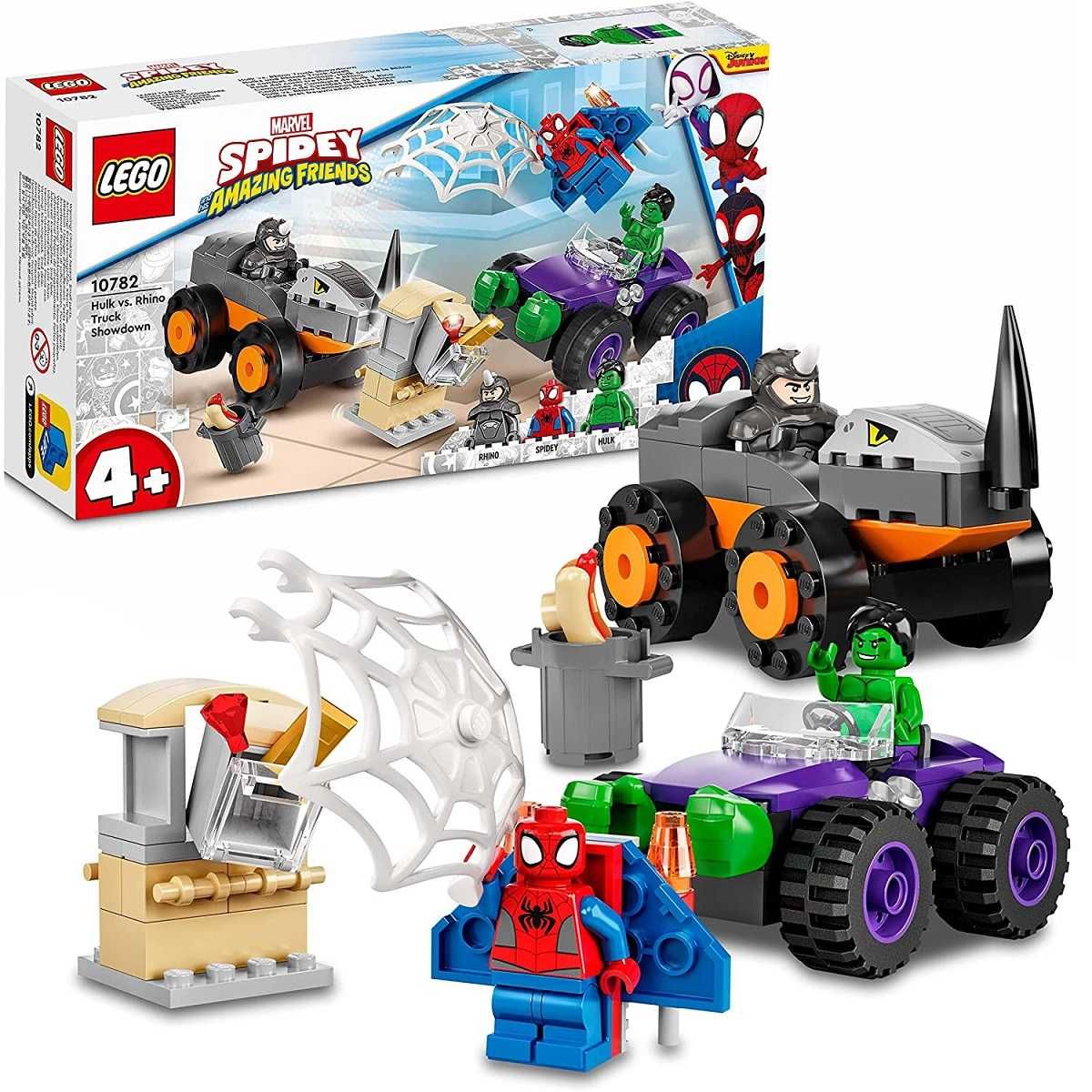 Klocki Lego Spider-man 10782 Hulk kontra Rhino starcie pojazdów
