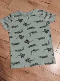 Sinsay T-shirt Koszulka dla chłopca Krokodyle rozmiar 116cm