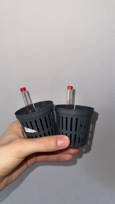 2x wkłady hydroponiczne 5cm + mierniki