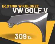 Błotnik przedni do VW Golf 5 V (03-08r.) – lakierowany, dowolny kolor