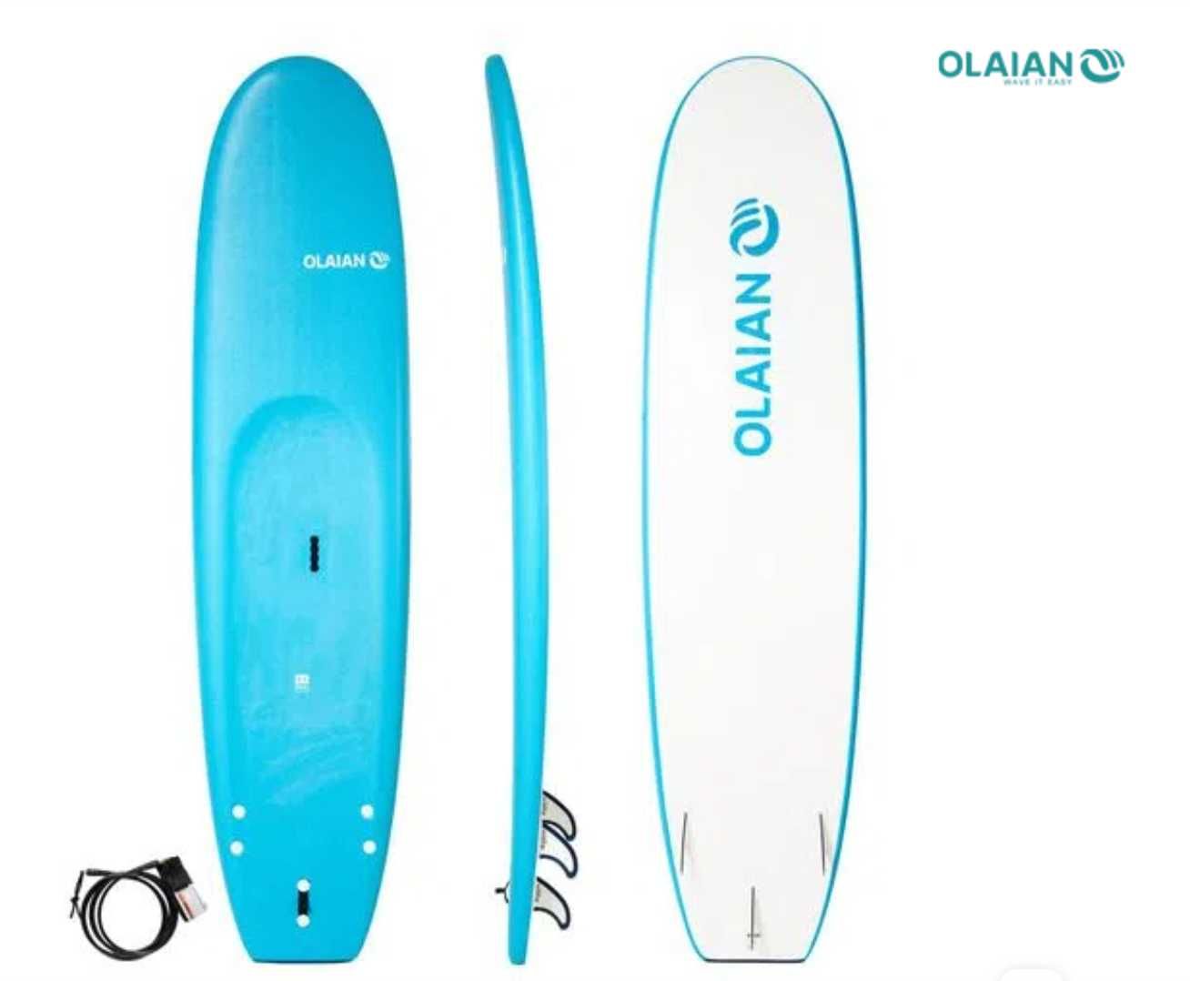 Prancha de surf Decathlon em espuma 100 8'2 Olaian