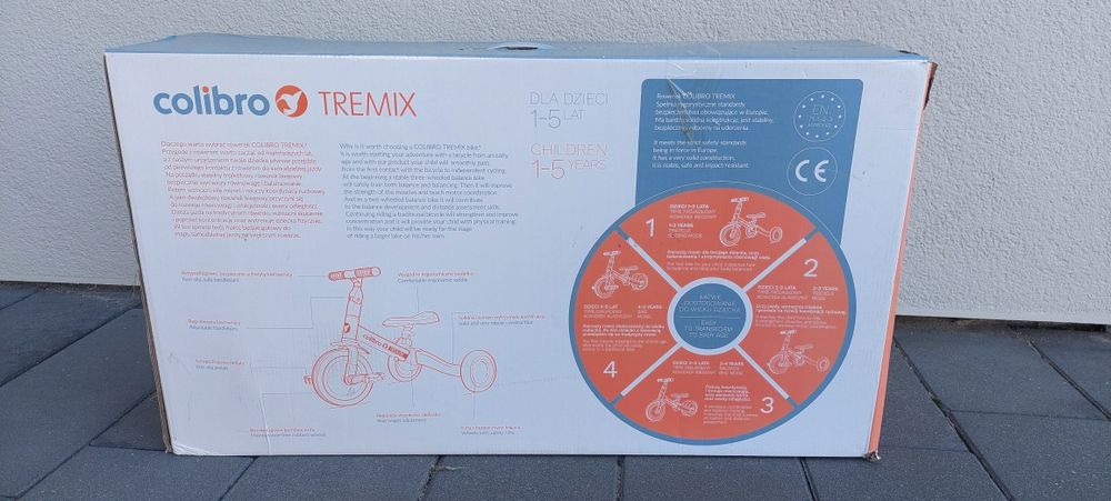 Rowerek 4w1 colibro Tremix