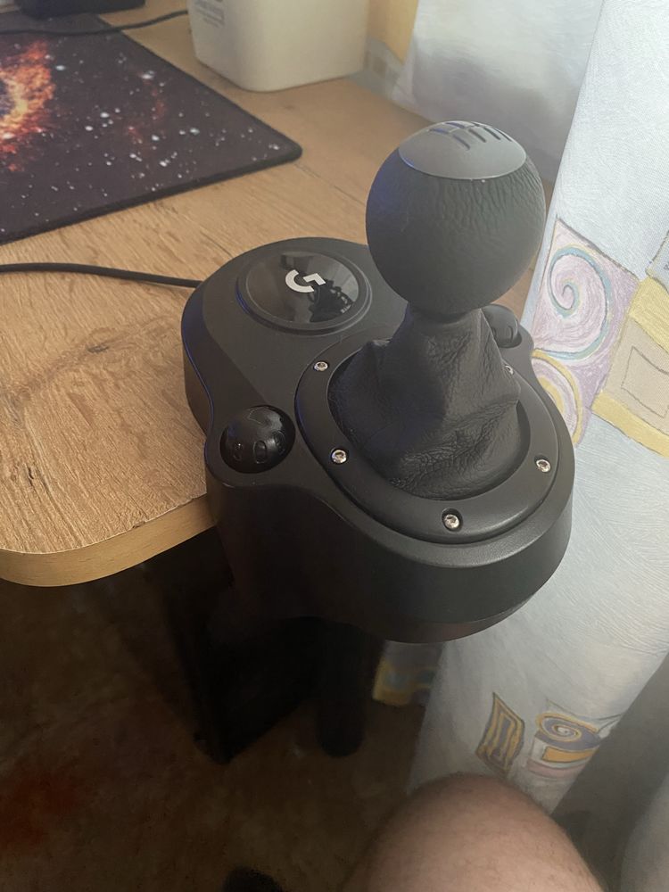 Руль для ПК/симрейсинга Logitech g923, с КПП