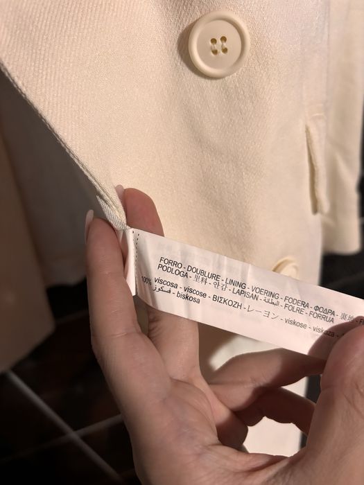 Лляний Піджак zara із 100% натуральної тканини