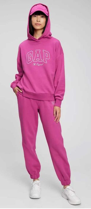 GAP nowa bluza z kapturem w kolorze fuksji mocny róż