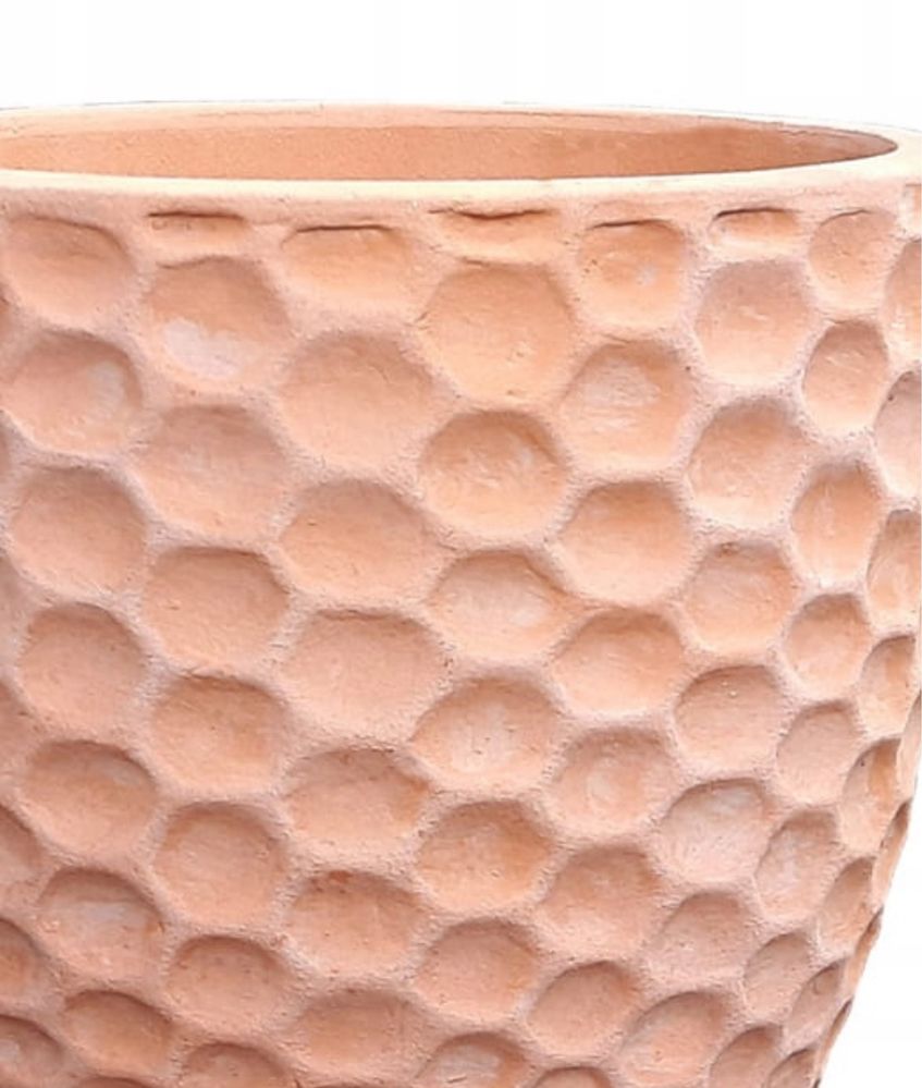 Donica terrakota plaster miodu duża i mniejsza 2 sztuki