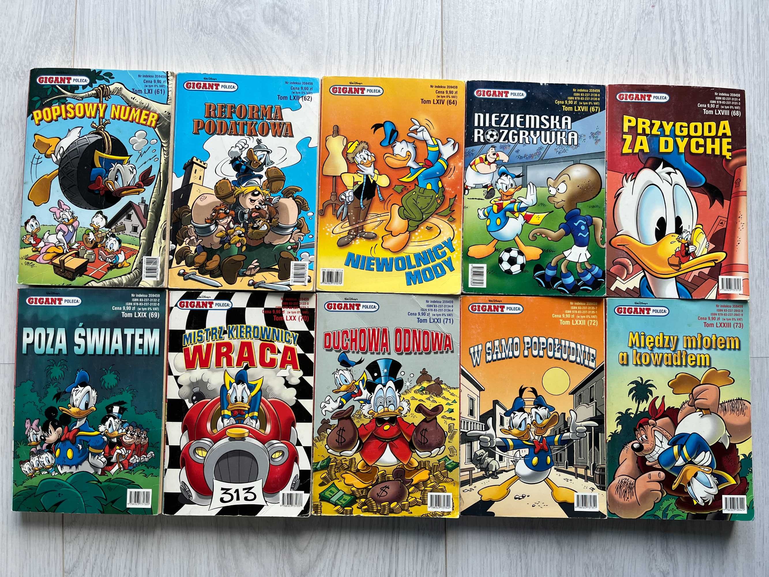 Komiks Gigant Rok 2006 10 sztuk numery 1, 2, 4, 7-13