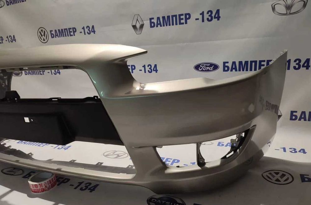 Передний бампер Мицубиси лансер 10 / Бампер окрашен в цвет авто -Новый