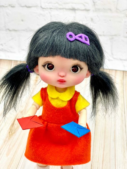 Lalka bjd ze Squid Game Young-hee ooak doll custom handmade
