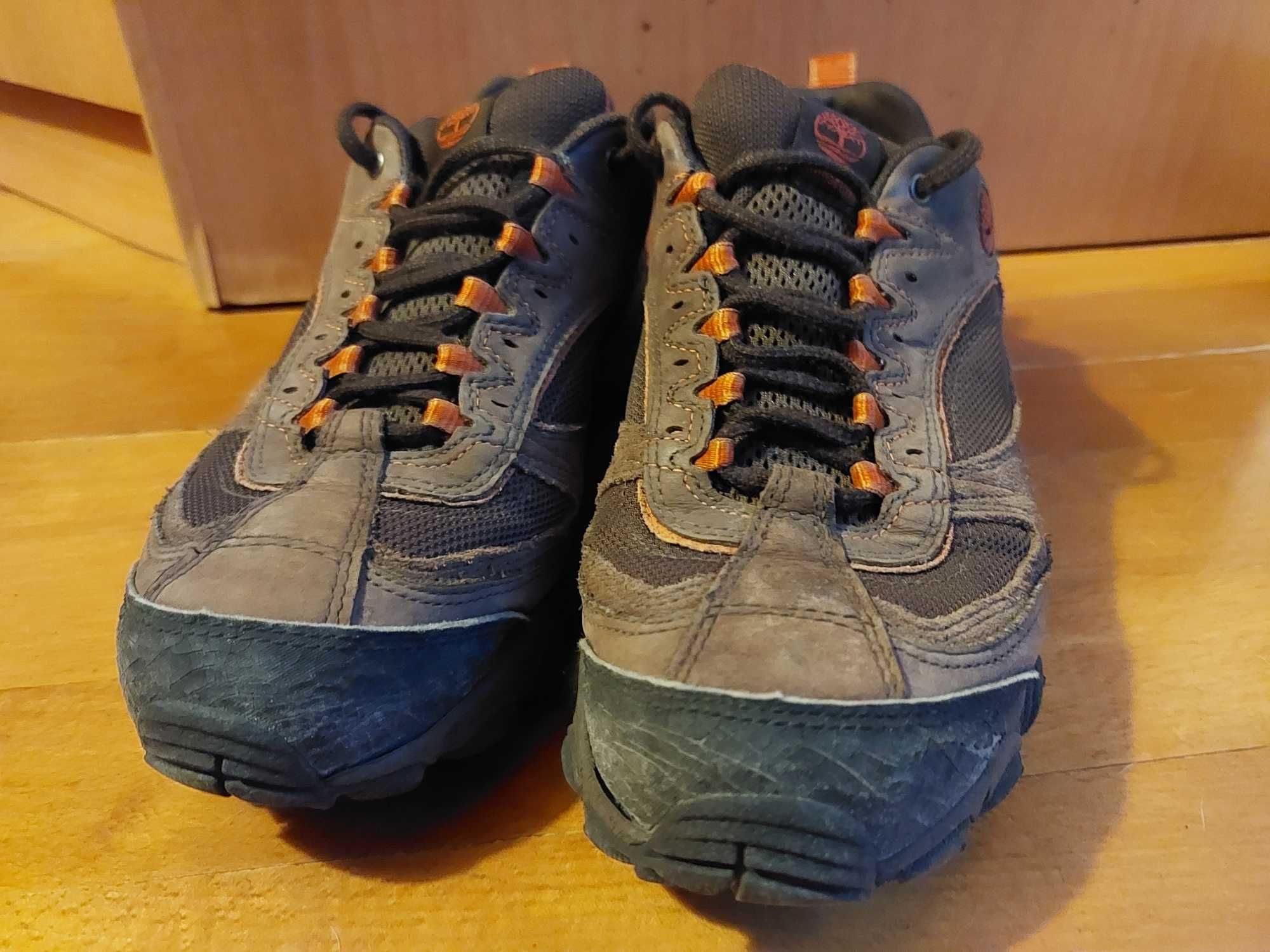 Ténis Timberland 7,5 M - Número 41 - Castanhos e Laranja