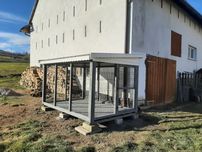 Kojec dla psa drewniany