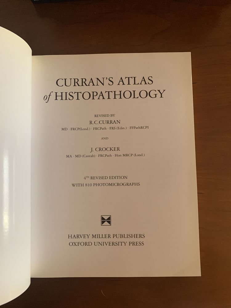 Livro Curran’s Atlas of Histopathology