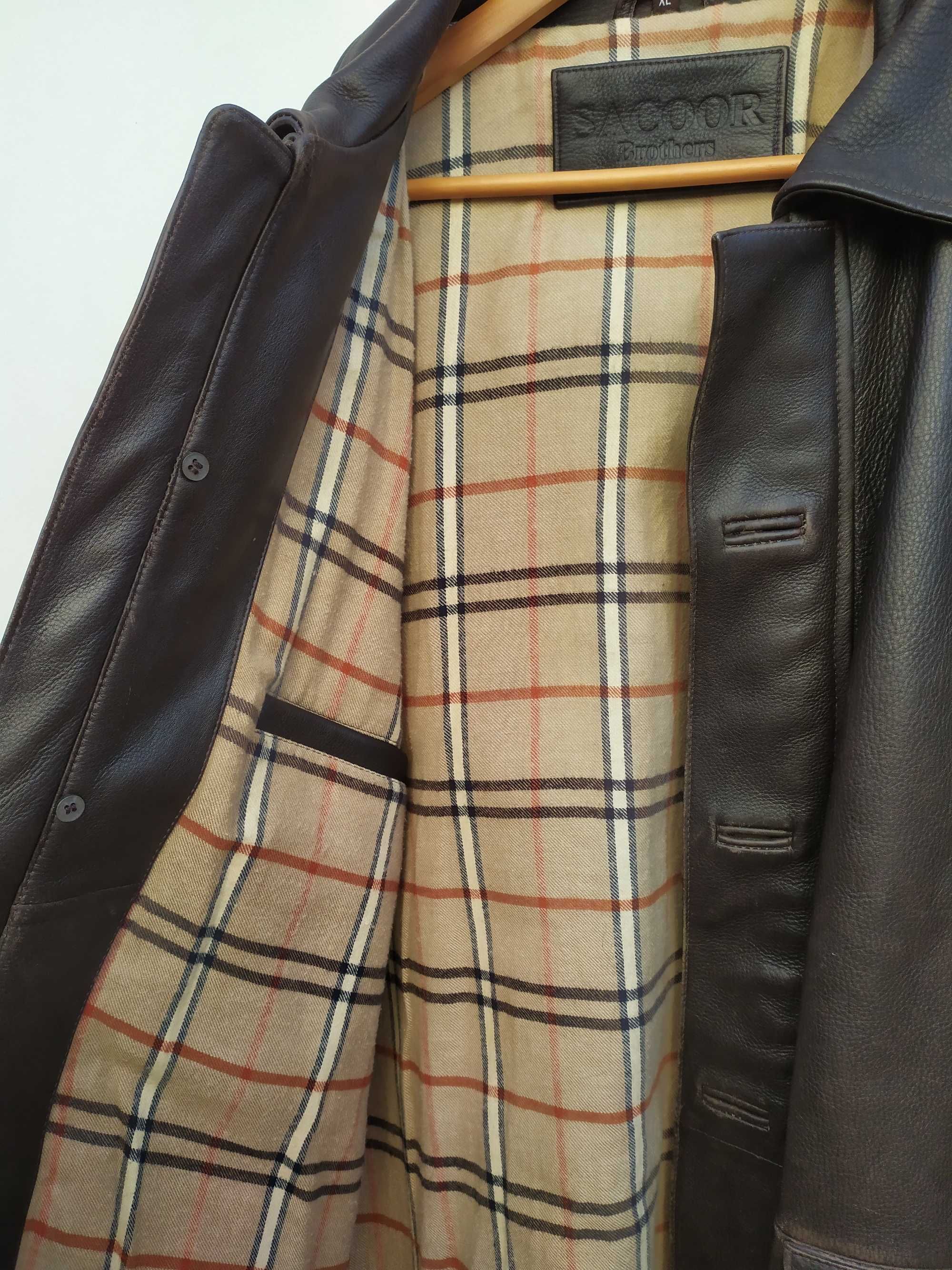 Blusão/Parka em pele genuína tam. XXL