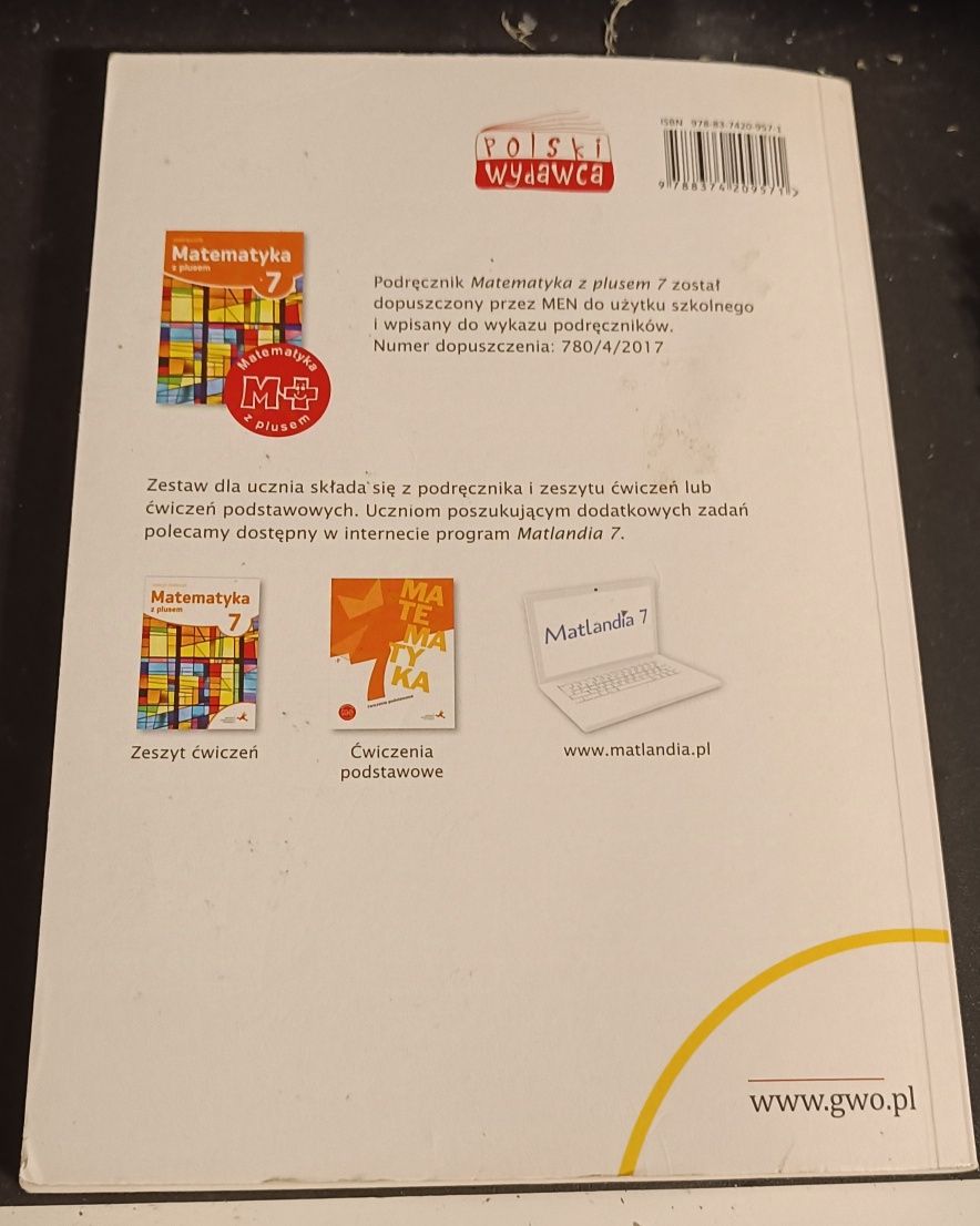 Zbiór zadań matematyka klasa 7