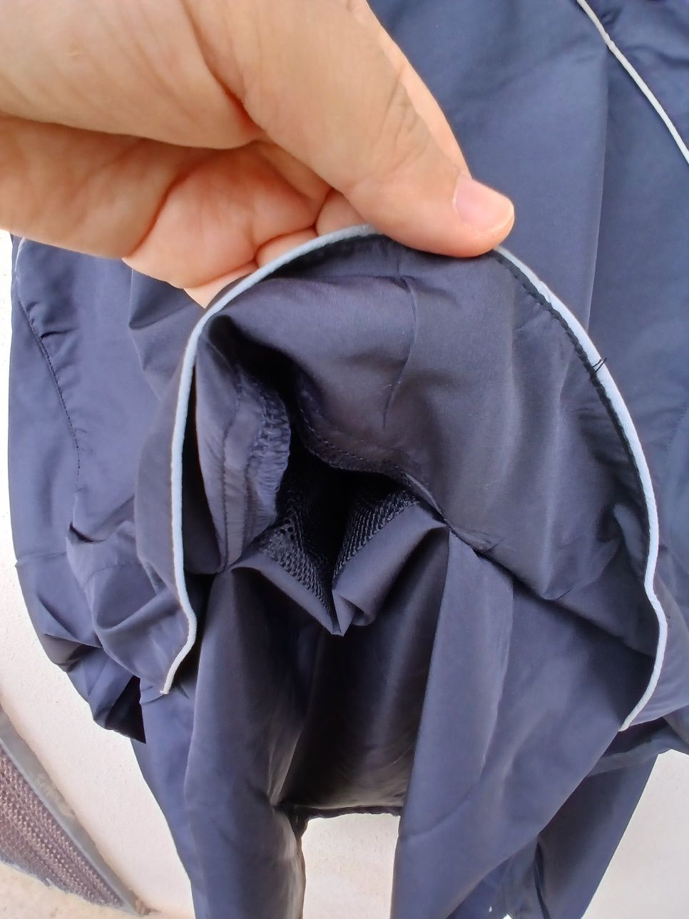 Impermeável Árbitro Azul novo M Lacatoni  modelo respirável