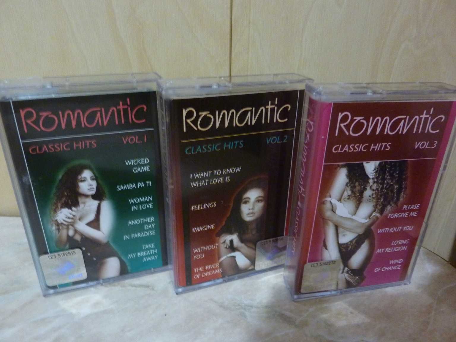 Romantic classic hits zestaw kaset vol.I+II+III MC