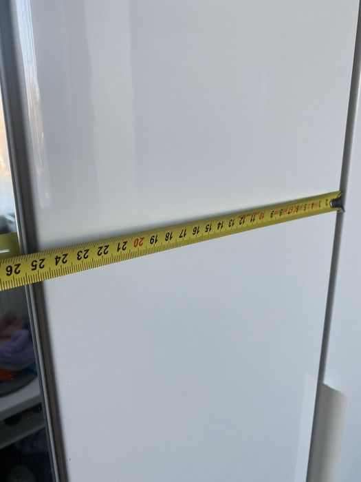 Drzwi FERDAL IKEA 195x25 i 195x50 x2 wysoki połysk białe