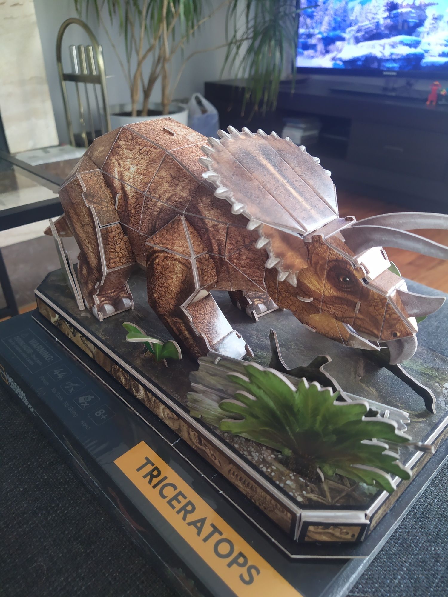 Dino Puzzle 3D triceratops National Geographic