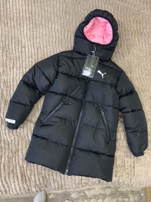 Puma. Пуховик- Куртка На хлопчика, дівчинку  Удлиненный 1041-152