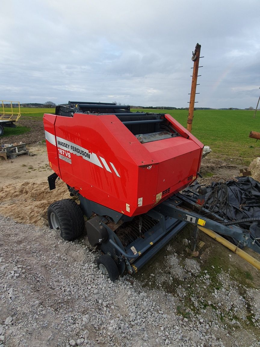 Prasa rolująca massey ferguson 167 vs