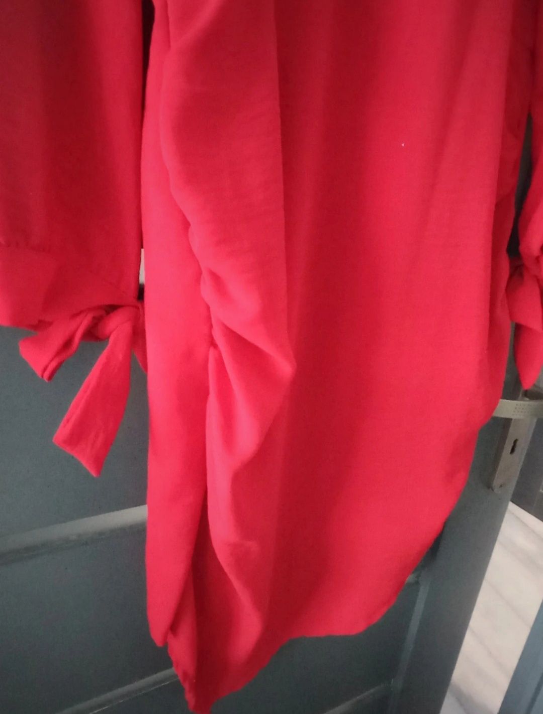 Czerwona sukienka rozmiar 38/40 Made in Italy
