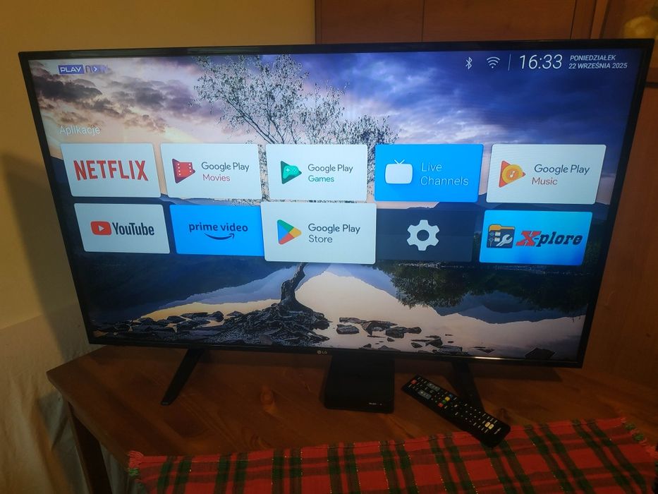 TV 43" LG + Smart Tv dekoder WIFI Android Netflix YouTube