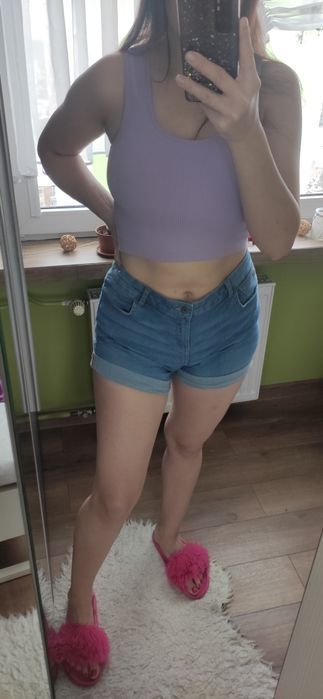 Spodenki z wysokim stanem