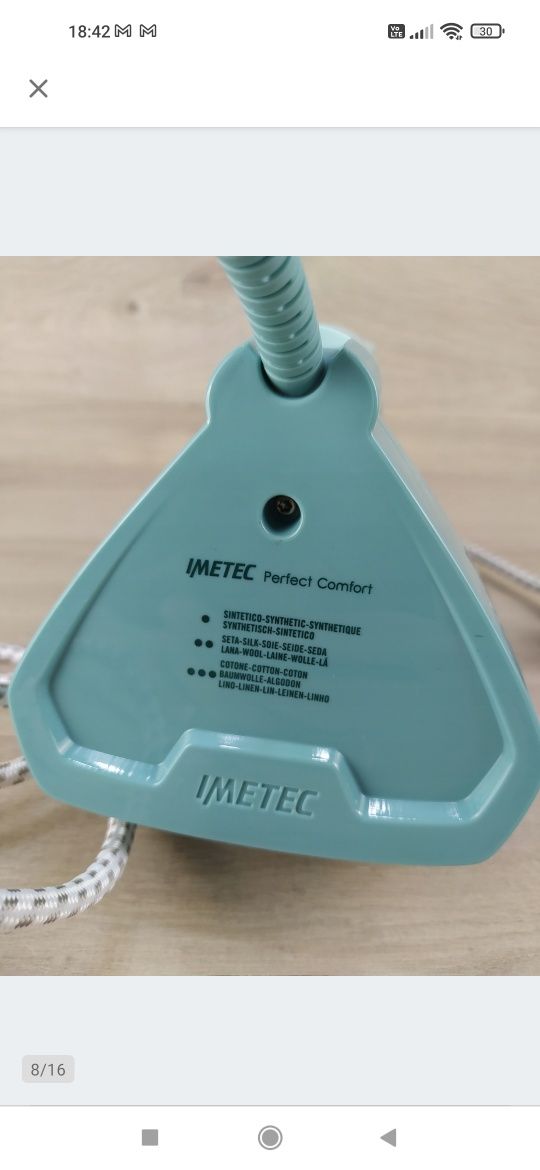 Imetec Perfect Comfort Żelazko 2200 W OUTLET

Po zwrocie.

Sprawne.

N