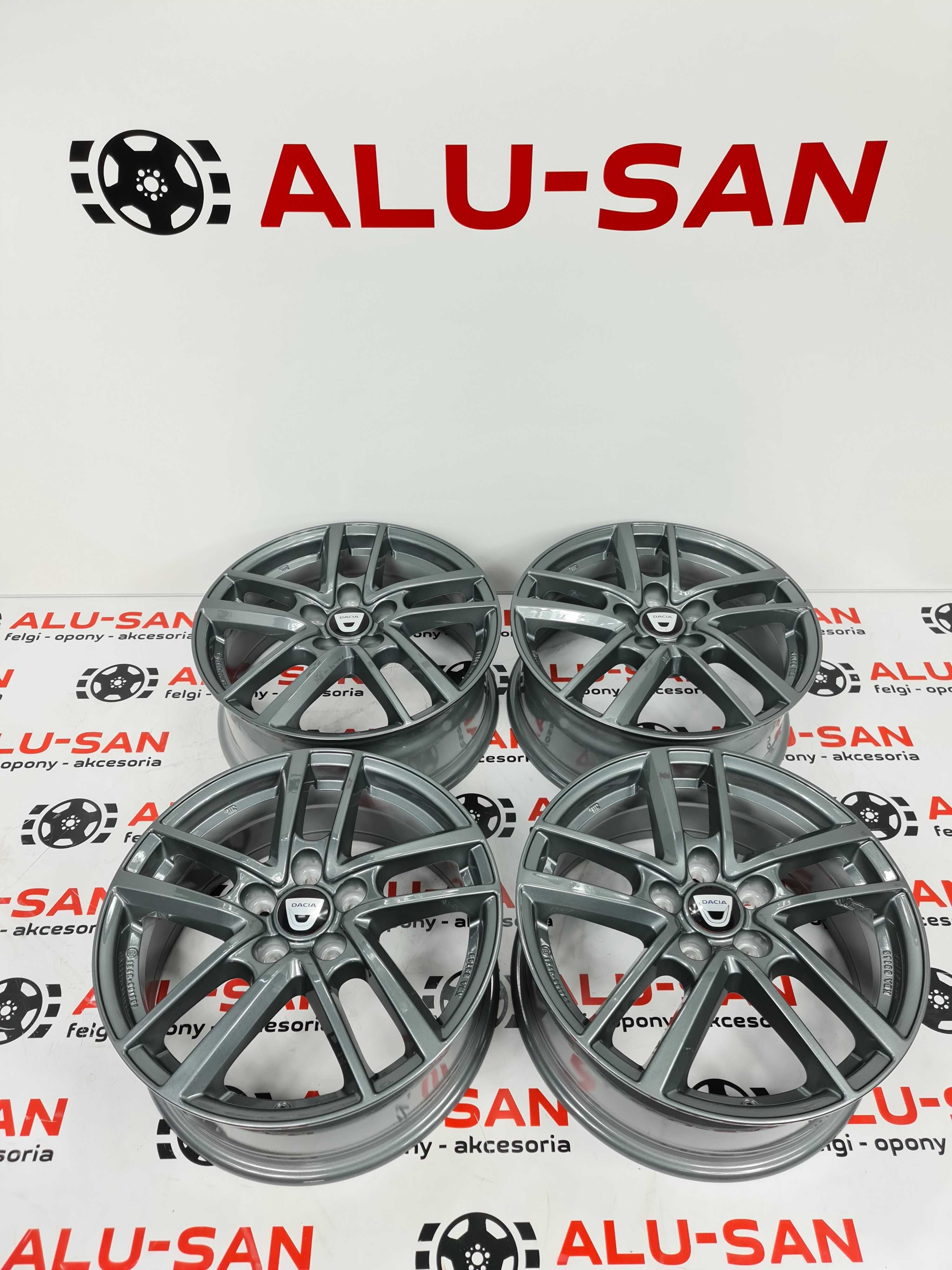 NOWE alufelgi DACIA 17" 5x114,3 Duster - Grafit