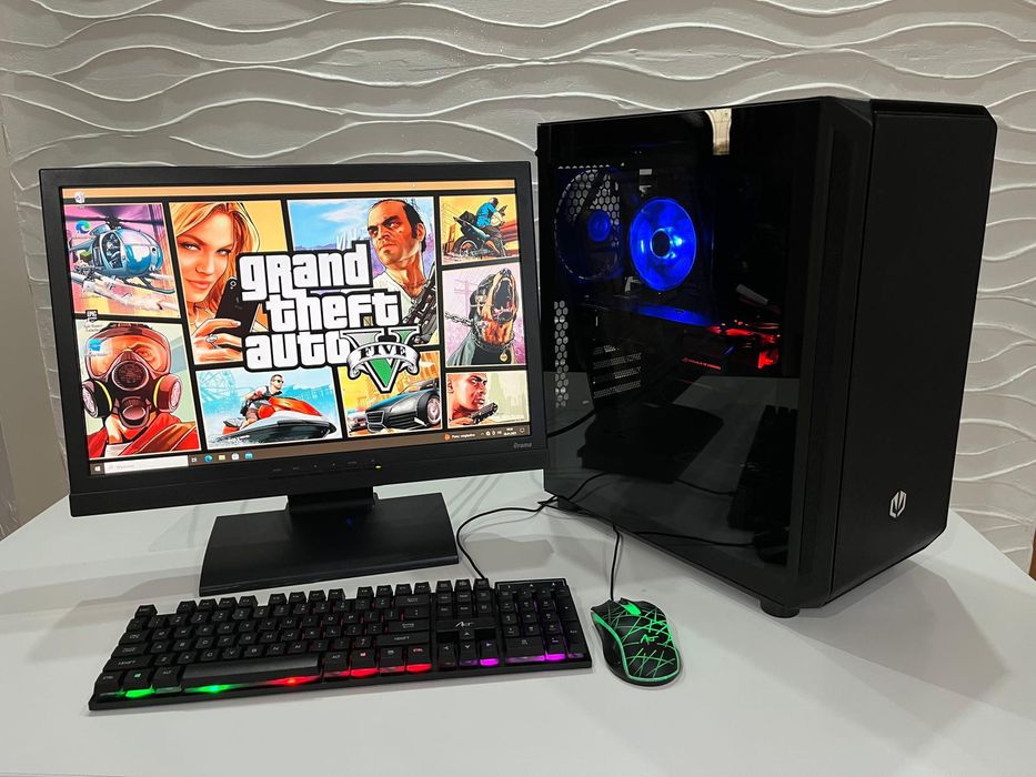 Komputer i5-6600 / RX 580 8GB / SSD / HDD / 16 RAM / Monitor /