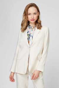 GANT Женский бежевый жакет stretch linen STRAIGHT BLAZER