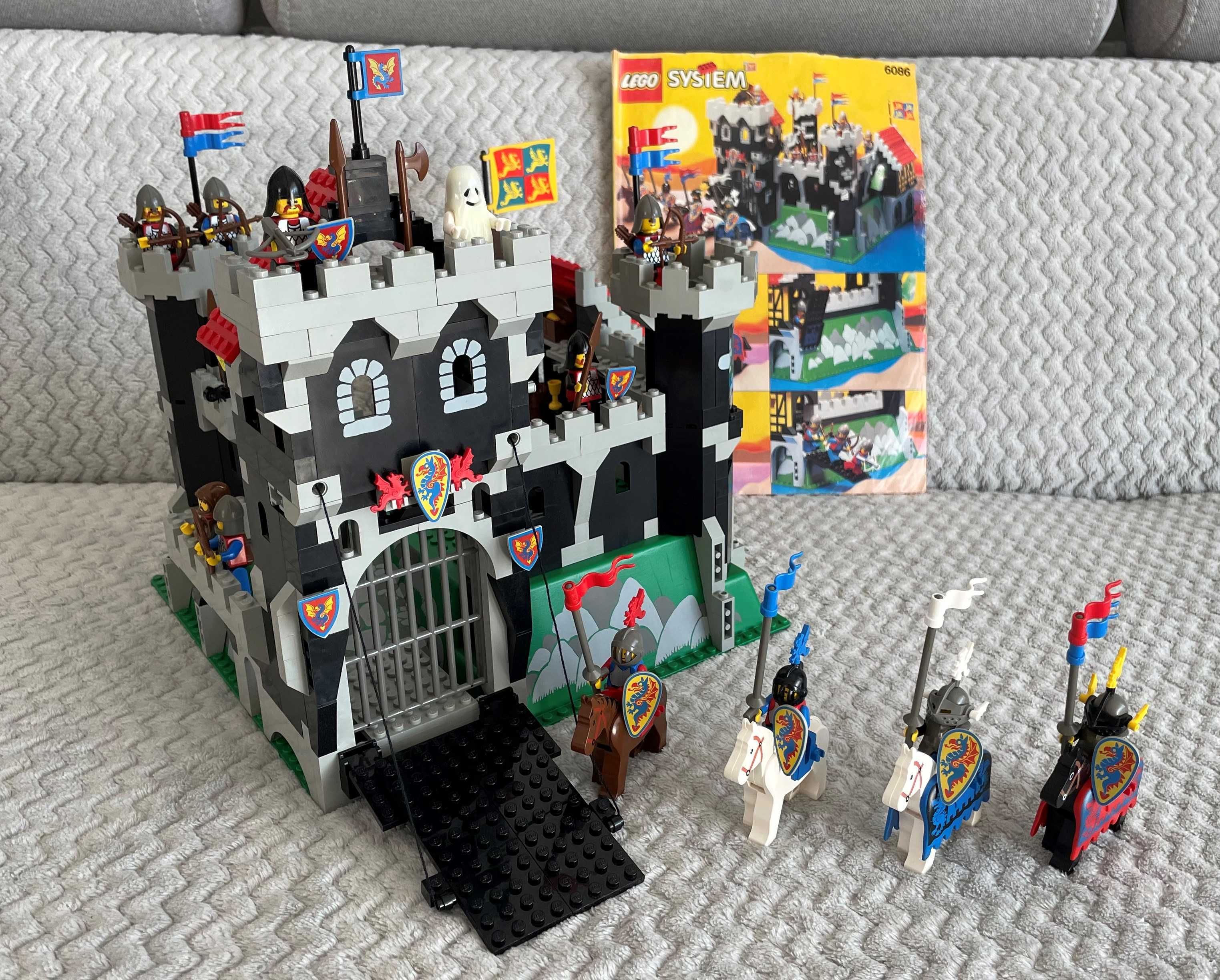 Lego 6086 Black Knight's Castle = kompletny w 100% + box + instrukcja