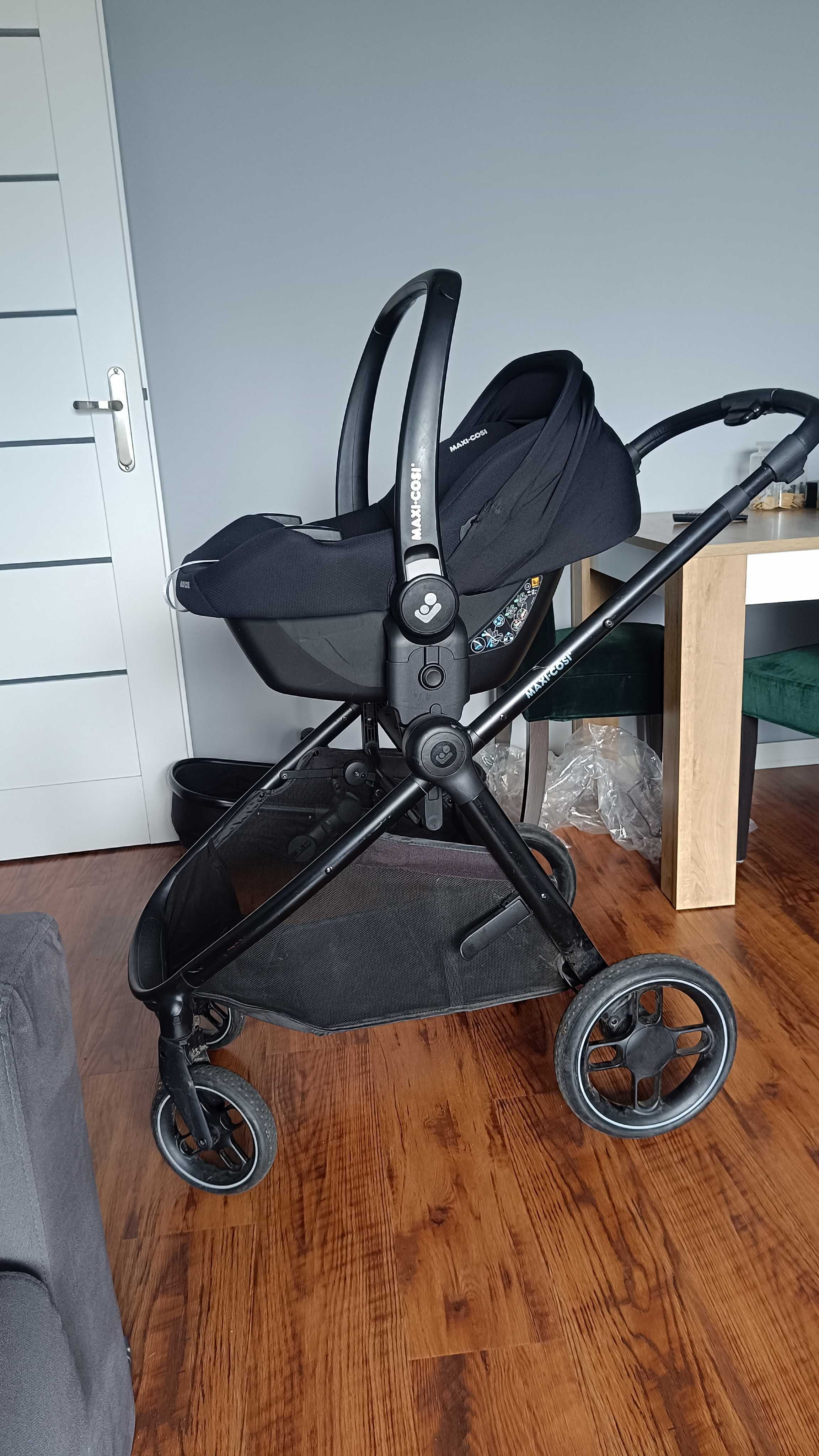 Wózek 2w1 Maxi Cosi Zelia3 + fotelik + baza + akcesoria