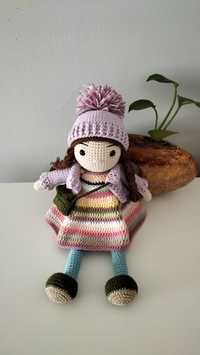 Lalka szydełkowa, lalka ręcznie robiona, lalka handmade, amigurumi