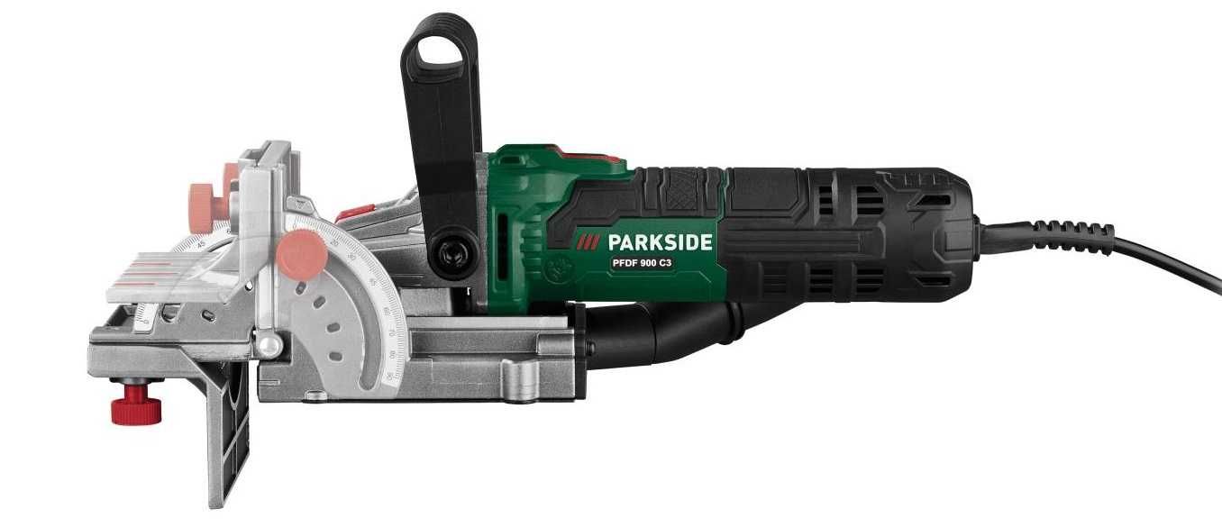 Frezarka Krawędziowa Lamelownica Parkside 900W 20mm Regulacja Kąta W-a