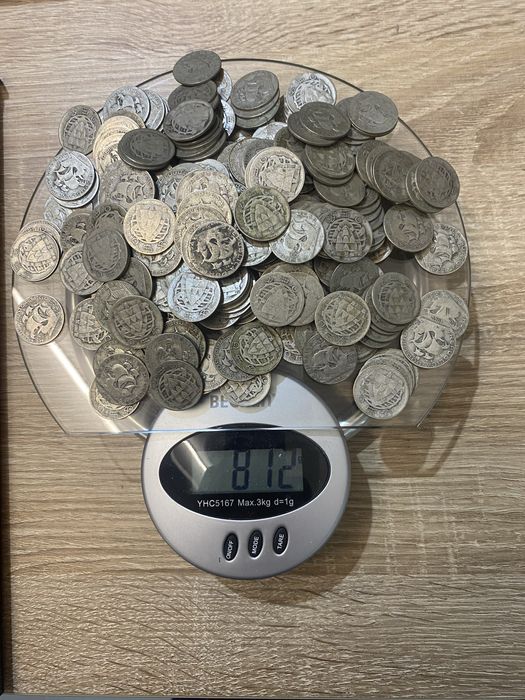 Moedas Lote 2$50 Prata