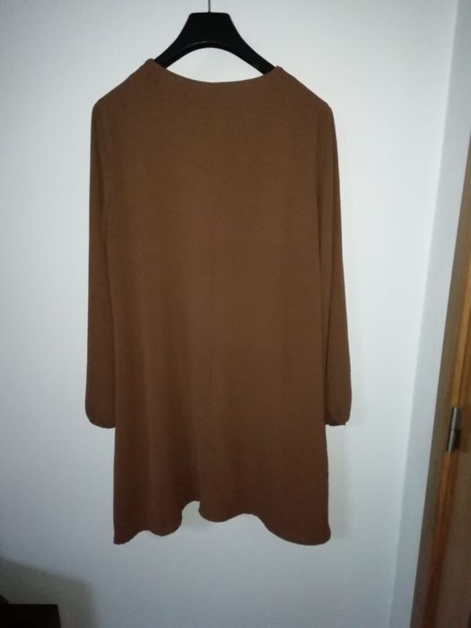 Vestido L/XL - camel - Tamanho Único