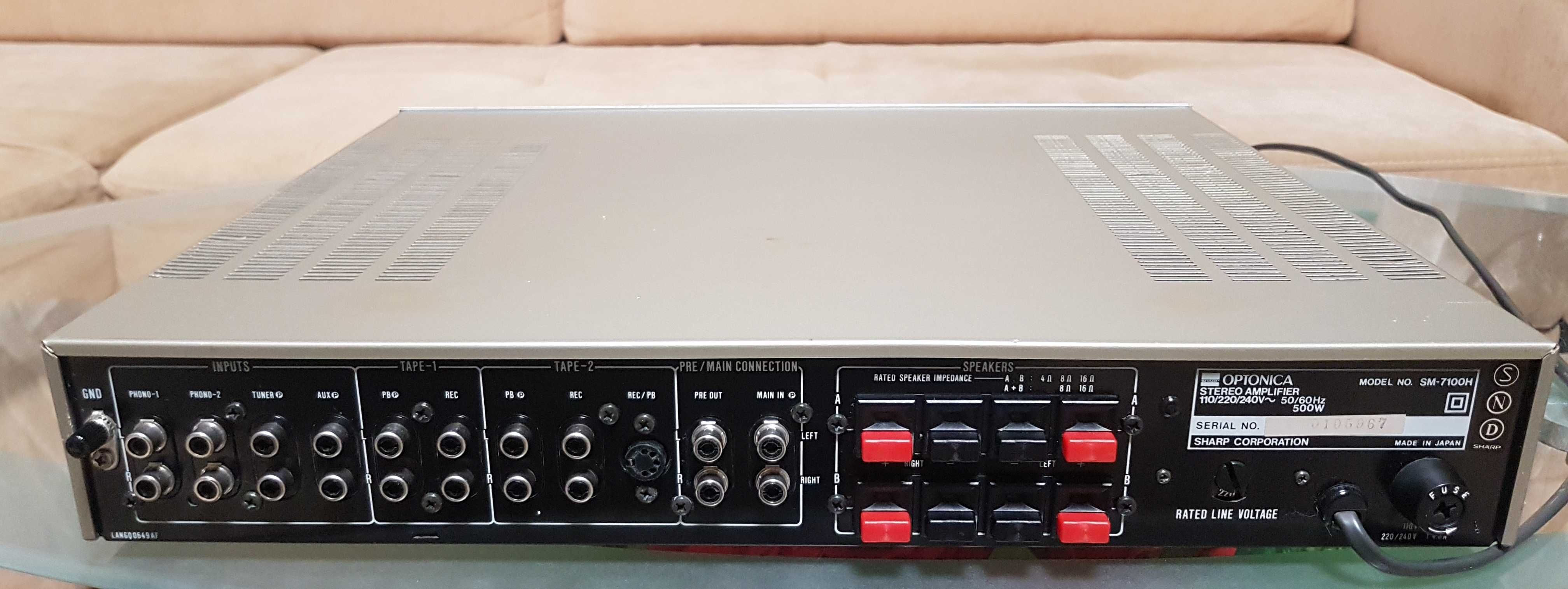 Усилитель Optonica SM-7100H integrated stereo made in Japan