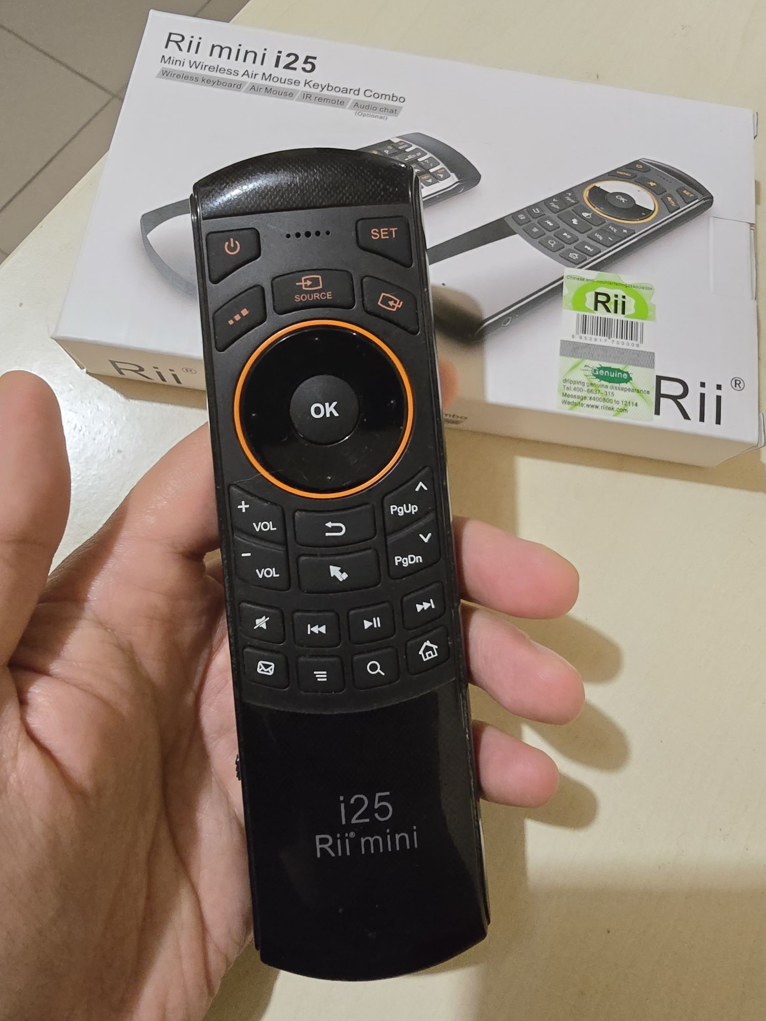 Аеромиша RII MINI I25A Air mouse USB 2.4G
